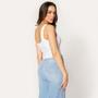 Imagem de Blusa Cropped Corset com Colchetes Branco