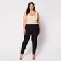 Imagem de Blusa Cropped de Alça Plus com Recorte e Bojo