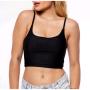 Imagem de Blusa Cropped feminina  alça extra  fina estilo gringa