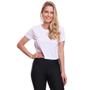 Imagem de Blusa Cropped Feminina Dry Academia Treino Camiseta Camisa Esportiva Esporte