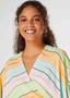 Imagem de Blusa Cropped Feminina Estampada Com Transpasse