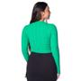 Imagem de Blusa Cropped Feminina Oliveira Malhas em Tricot Verde