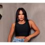 Imagem de Blusa cropped feminino modelo regata com bojo tecido suplex novidade