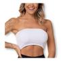 Imagem de Blusa cropped feminino top faixa com bojo elegante