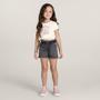 Imagem de Blusa Cropped Infantil Menina Com Strass Brandili