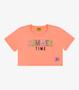 Imagem de Blusa Cropped Infantil Rovi Kids Laranja