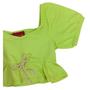 Imagem de Blusa Cropped juvenil fem Romitex verde limão