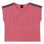 Imagem de Blusa Cropped Menina Amora em Algodão estampa embossing - Pink Neon