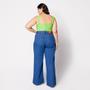 Imagem de Blusa Cropped Plus com Aro em V e Bojo Pistache