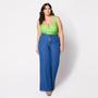Imagem de Blusa Cropped Plus com Aro em V e Bojo Pistache