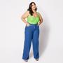 Imagem de Blusa Cropped Plus com Aro em V e Bojo Pistache