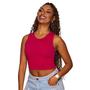 Imagem de Blusa cropped regata feminino verão confortável estiloso  tam único