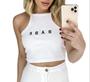 Imagem de blusa cropped top blusinha feminina babe tendência