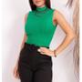 Imagem de Blusa Cropped trançado modal cavado estilo fashion