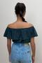 Imagem de Blusa Cropped Verde Escuro