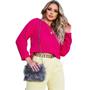 Imagem de Blusa Curta Tricot Lisa com Bolso