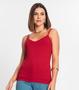 Imagem de Blusa De Alça Feminina Ribana Canelada Rovitex Vermelho