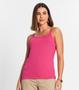 Imagem de Blusa de Alça Feminina Viscotorcion Básica Rovitex Rosa