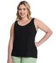 Imagem de Blusa De Alças Feminina Secret Glam Com Elástico Plus Size