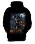 Imagem de Blusa de Frio Bruxa Caveira Halloween 10