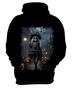 Imagem de Blusa de Frio Bruxa Caveira Halloween 13