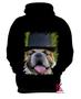 Imagem de Blusa de Frio Bulldog de Cartola Cachorro Fofo Dog 1