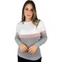 Imagem de Blusa De Frio Feminino Lã Tricot Pelinho Inverno