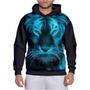 Imagem de Blusa de Frio Masculina Moletom Tiger Blue Tigre Neon Casaco de Invernos