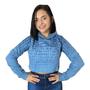 Imagem de Blusa De Frio Moletom Cropped Feminina Flanelada Canguru