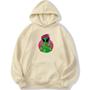 Imagem de Blusa de Frio Moletom Et Tatuado Bolso Canguru Com Capuz Flanelado Algodão