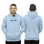 Imagem de Blusa de Frio Moletom Fechado Com Capuz Bolso Canguru Play Video Game