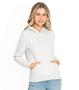 Imagem de Blusa de frio moletom feminino com bolso e capuz Rovitex - GG - Cinza