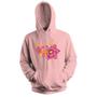 Imagem de Blusa de Frio Moletom flanelado com Capuz Estampa Digital Flor Unissex Envio Imediato