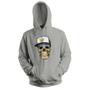 Imagem de Blusa de Frio Moletom flanelado com Capuz Estampa Digital Unissex Envio Imediato Mano Caveira Rapper