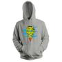 Imagem de Blusa de Frio Moletom flanelado com Capuz Estampa Digital Unissex Envio Imediato Máscara Hannya
