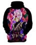 Imagem de Blusa de Moletom Capuz Canguru Anime Dragon Ball Goku Black 15_x000D_