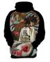 Imagem de Blusa de Moletom Capuz Canguru Anime Ruroni Kenshin Samurai X 7_x000D_