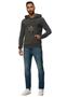 Imagem de Blusa de Moletom Capuz Patches Guess Grafite