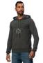 Imagem de Blusa de Moletom Capuz Patches Guess Grafite