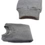 Imagem de Blusa de Moletom Infantil Flanelado Cinza Punho Basico 4 A 8 dia a dia Frio Inverno Uniforme Escolar Menino Menina Macio Presente  Baby Deluxe