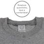 Imagem de Blusa de Moletom Infantil Flanelado Cinza Punho Basico 4 A 8 dia a dia Frio Inverno Uniforme Escolar Menino Menina Macio Presente  Baby Deluxe