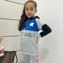 Imagem de Blusa De Moletom infantil Menina Flanelada importada
