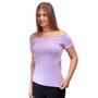 Imagem de Blusa Decote Canoa com bojo Manga Curta