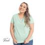 Imagem de Blusa Decote V Tamanhos Grandes Básica Plus Size Premium