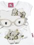 Imagem de Blusa em Cotton Light e Tulê Hello Kitty