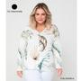 Imagem de Blusa Estampada Feminina Plus Size Secret S00856