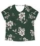 Imagem de Blusa Estampada Plus Size Com Tira Nas Costas G1 A G4