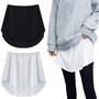Imagem de Blusa Falsa com Camadas Ajustáveis Syhood para Mulheres
