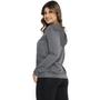 Imagem de Blusa Feminina Academia Fitness Manga Longa Dryfit Térmico Leve Com Capuz E Bolso Canguru Esportivo