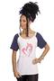 Imagem de Blusa Feminina Adulto Love Branca Racana - RAC731-BR